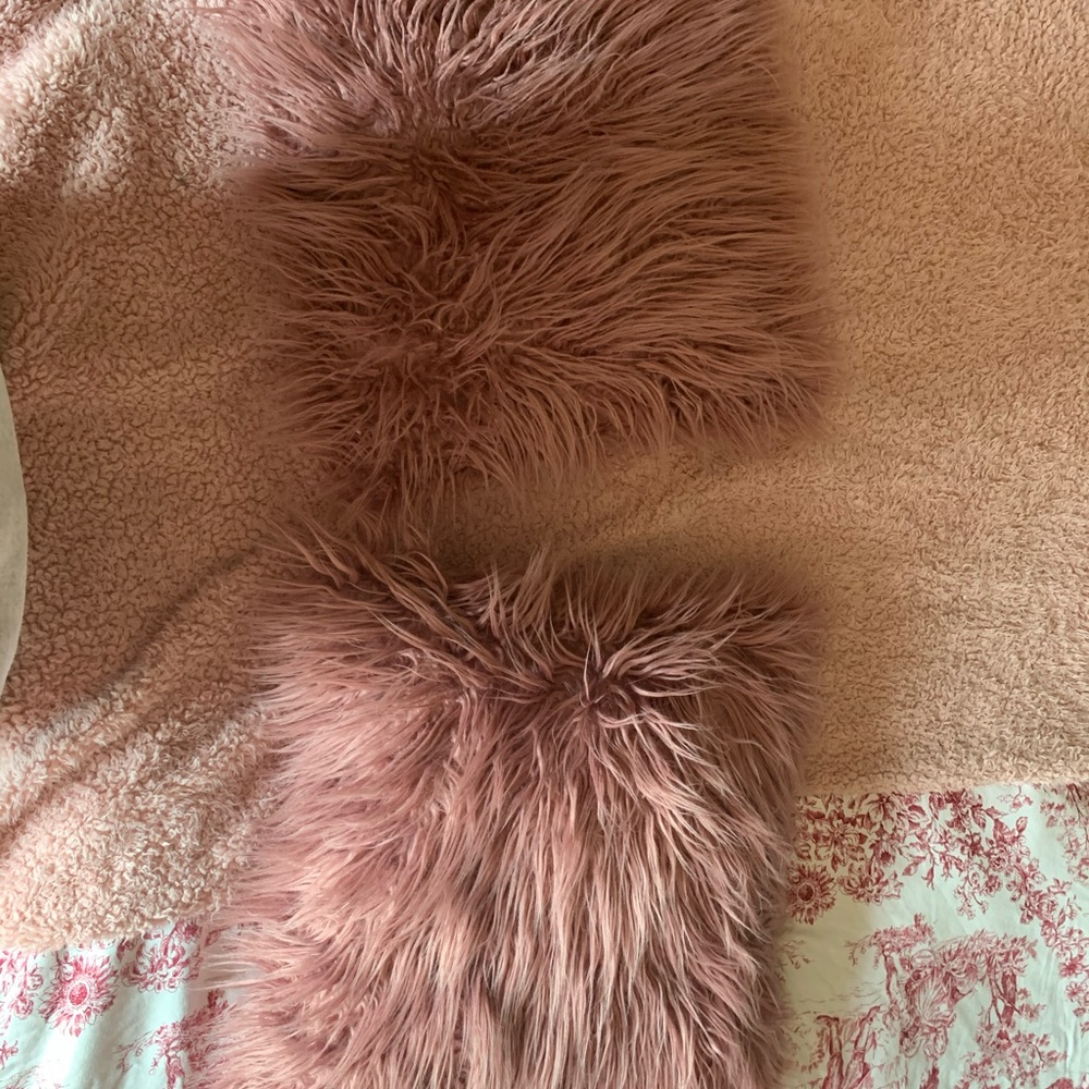 Faux fur Decorative pillows